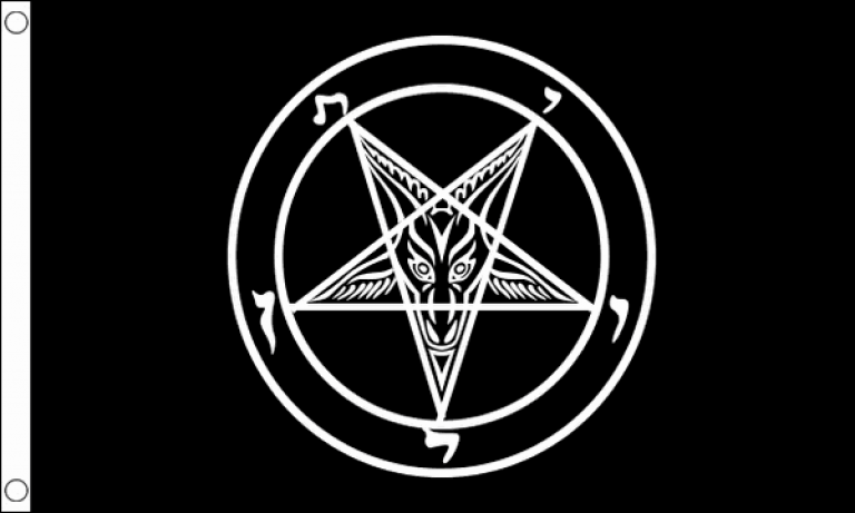 Baphomet Church of Satan Flag (Medium) - MrFlag