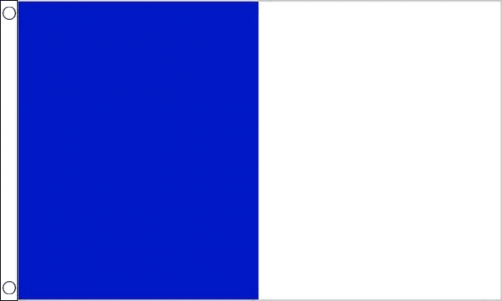 Half Blue Half White Flag Meaning