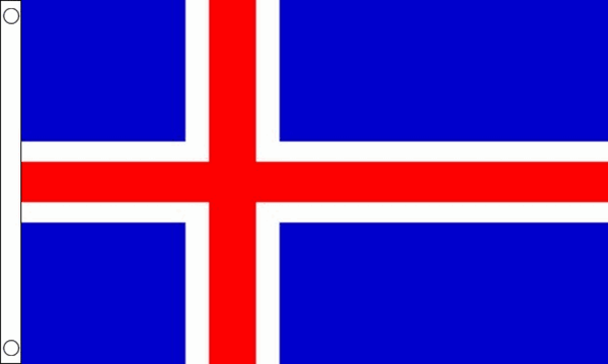 Iceland Flag Medium MrFlag