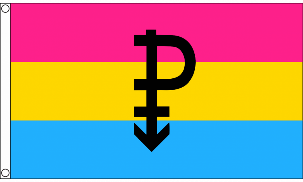 Pansexual Symbol Flag Medium Mrflag