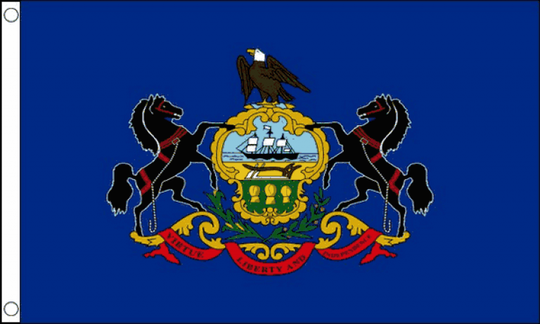 Pennsylvania Flag (Medium) - MrFlag