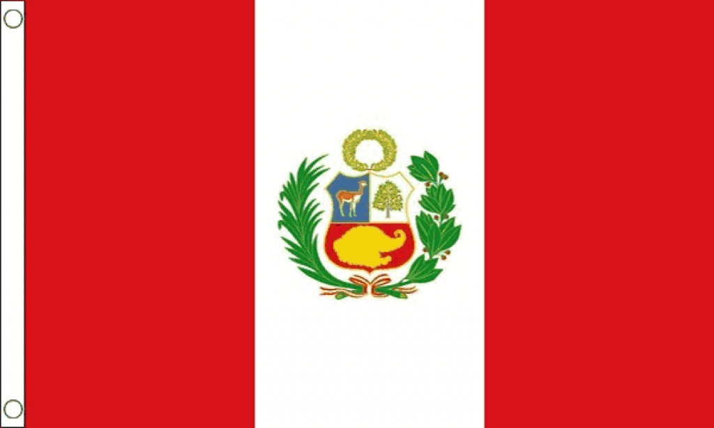 Peru Crest Flag (Small) - MrFlag