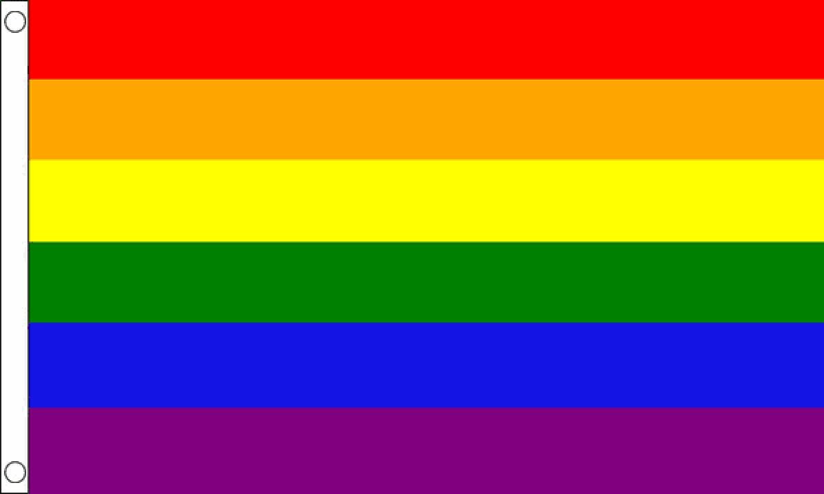 how many colors are in the gay pride flag