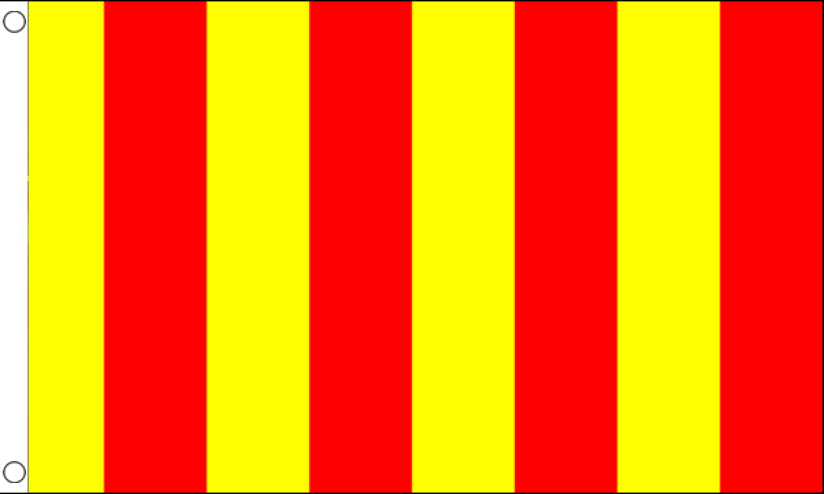 Red And Yellow Striped Flag Small MrFlag