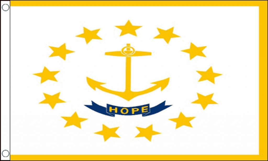 Rhode Island Flag (Medium) - MrFlag