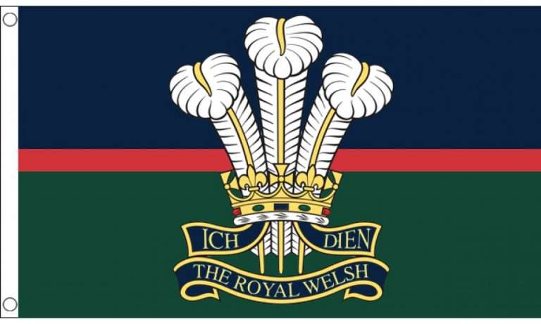 Royal Welsh Regiment Flag (Medium) - MrFlag