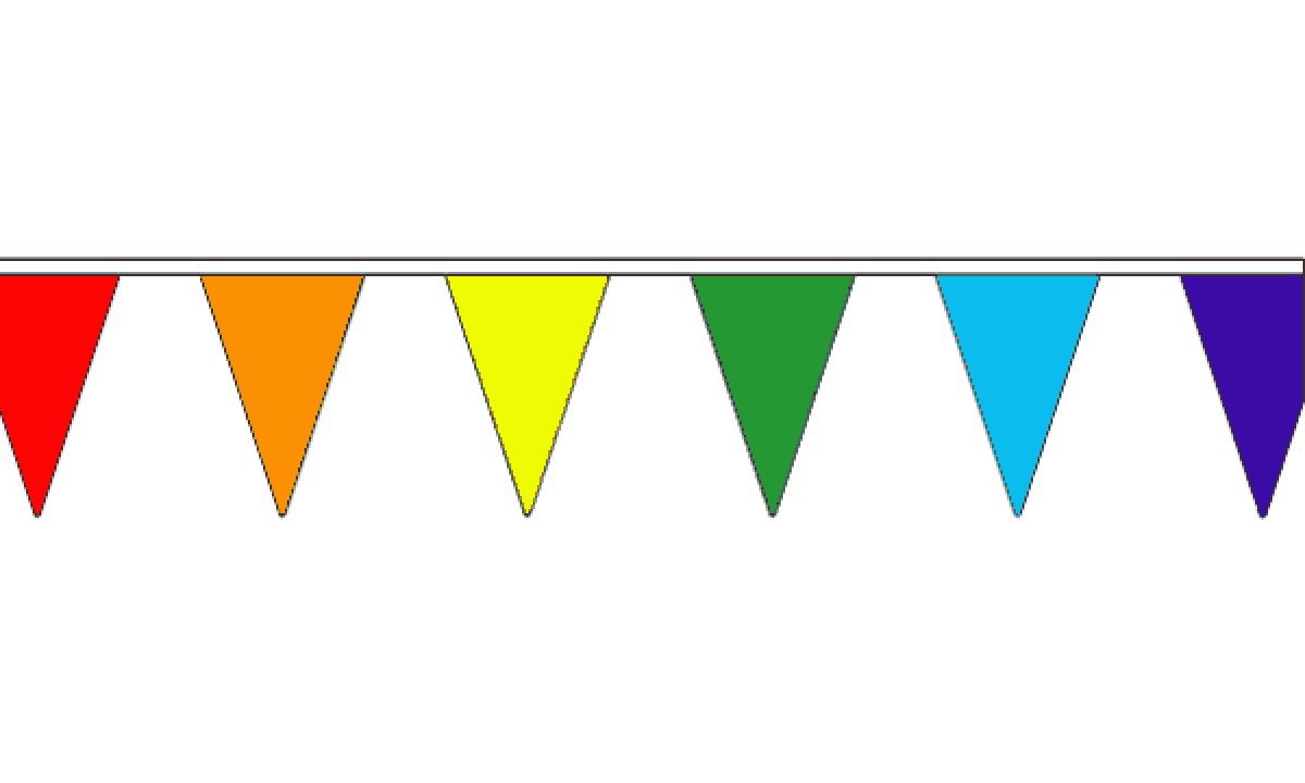 triangle bunting flags