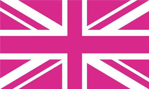 UK Pride Pink Jack Outdoor Quality Flag - MrFlag