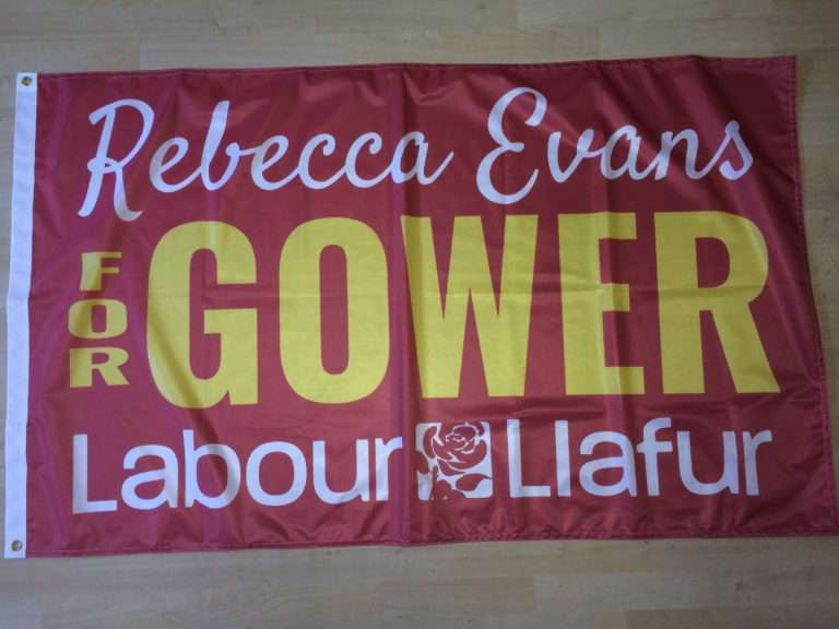 Welsh Labour / Labour GE19 Campaign Flag - MrFlag