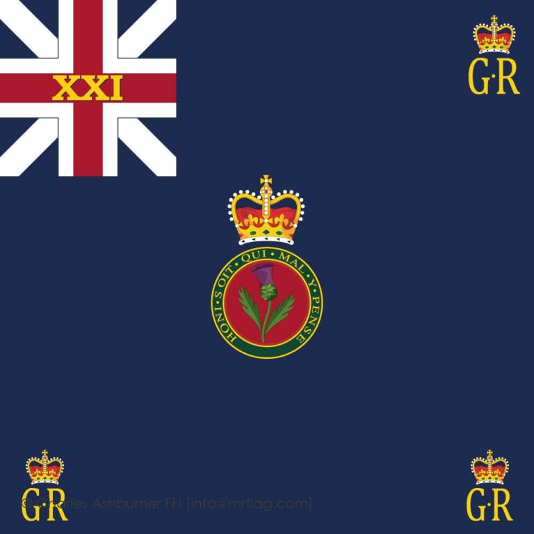 21st Regiment of Foot. Regimental Colour - MrFlag