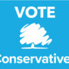 Vote Conservatives 2024 General Election Flag