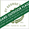 Outdoor quality tennis club flags from mrflag