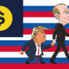 Putin and Trump Toddler flag